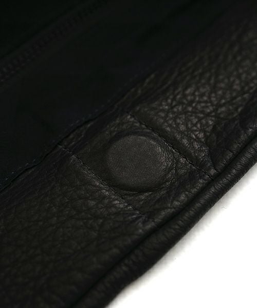  VU PRODUCTヴウプロダクト big sash bag deer leather [BLACK] vu-product-B14 鹿革タスキショルダーバッグ