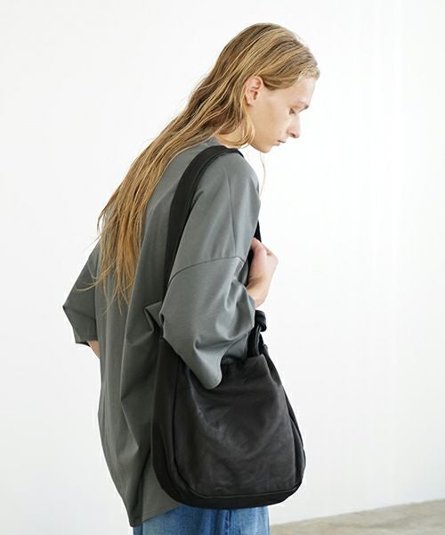 VU PRODUCTヴウプロダクト sash bag deer leather[BLACK] vu-product-B15 鹿革タスキショルダーバッグ