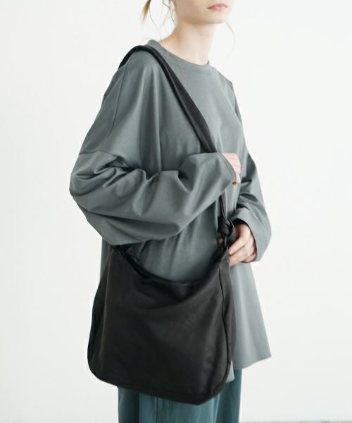 VU PRODUCTヴウプロダクト sash bag deer leather[BLACK] vu-product-B15 鹿革タスキショルダーバッグ