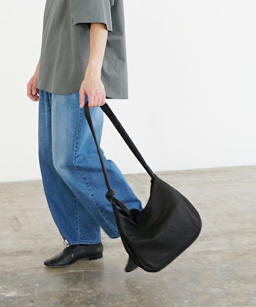 VU PRODUCTヴウプロダクト sash bag deer leather[BLACK] vu-product-B15 鹿革タスキショルダーバッグ