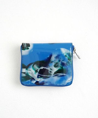 macromauro マクロマウロ.paint wallet O [BLUE]  palm maison only