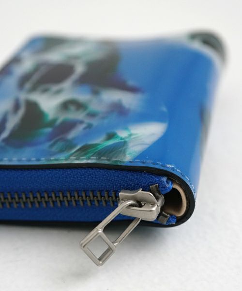macromauro マクロマウロ.paint wallet O [BLUE]  palm maison only