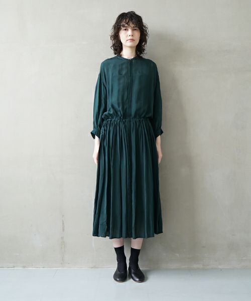 suzuki takayuki スズキタカユキ doropped-torso dress [S241-24/deep