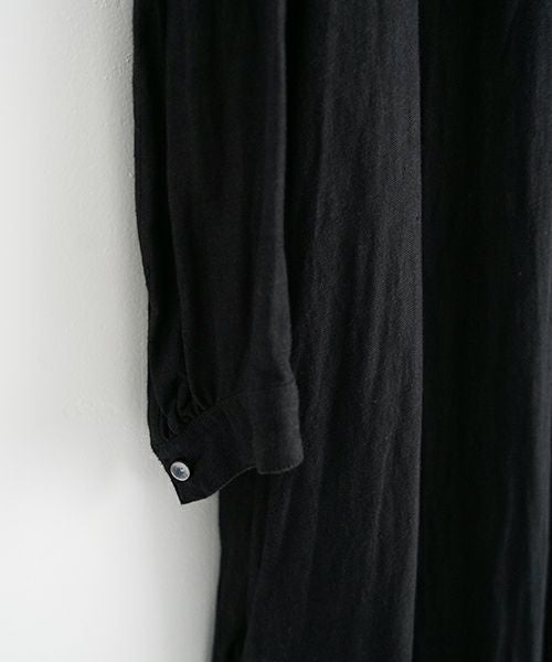 suzuki takayuki スズキタカユキ peasant dress Ⅰ [S241-25/black] ペザント ドレス