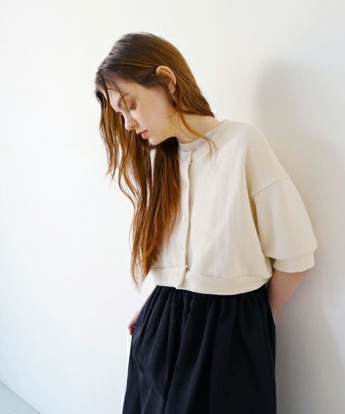 Mochi モチ bolero cardigan [ms24-jk-01/off white] ボレロカーディガン
