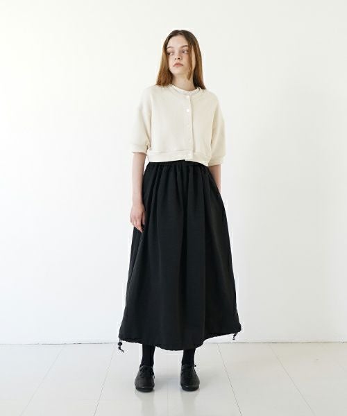 sorm'86 HENSHIN BOLERO  ボレロ　ホワイト　カーディガン Mochi モチ bolero cardigan [ms24-jk-01/off white] ボレロカーディガン