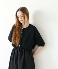 Mochi モチ bolero cardigan [ms24-jk-01/black] ボレロカーディガン