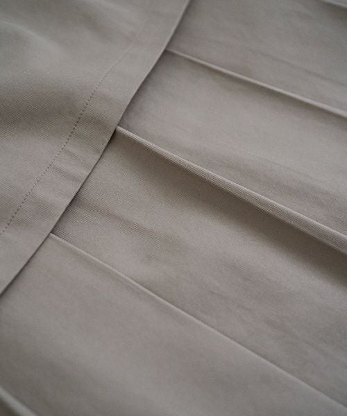 Mochi モチ tuck trench coat [ms24-co-01/beige] タックトレンチコート