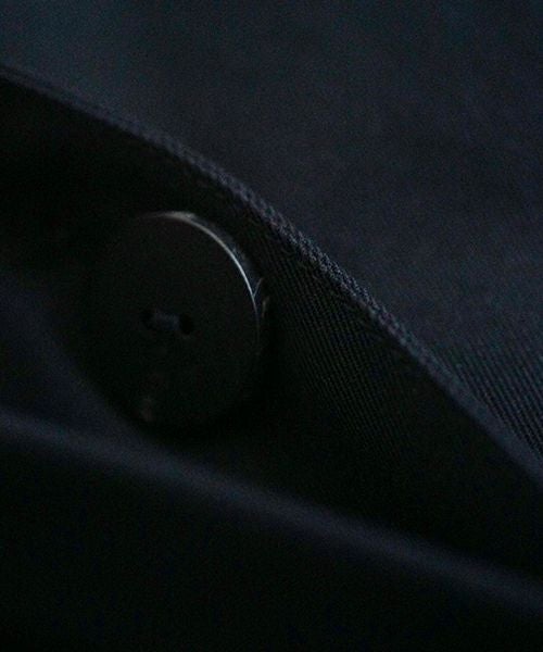 Mochi モチ tuck trench coat [ms24-co-01/black] タックトレンチコート