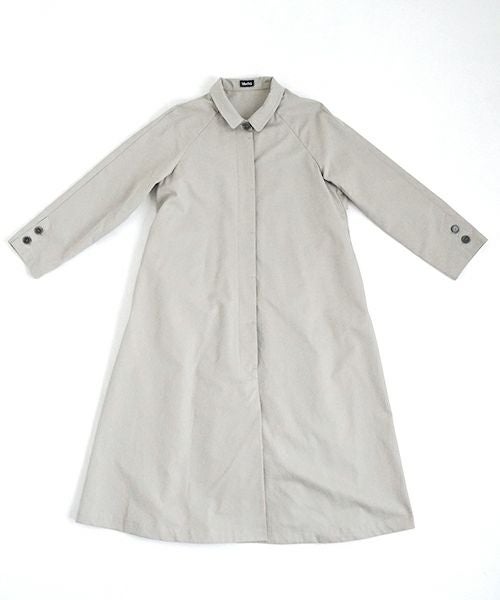 Mochi モチ tuck trench coat [ms24-co-01/chalk] タックトレンチコート