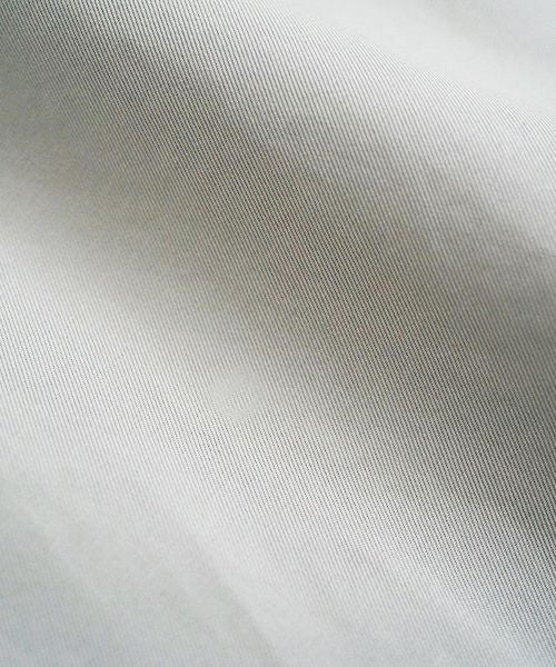 Mochi モチ tuck trench coat [ms24-co-01/chalk] タックトレンチコート