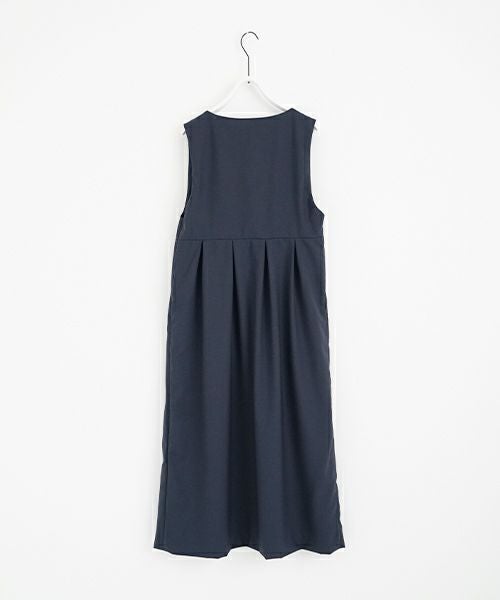 Mochi モチ jumper tuck skirt [ms23-op-03/deep blue] ジャンプ