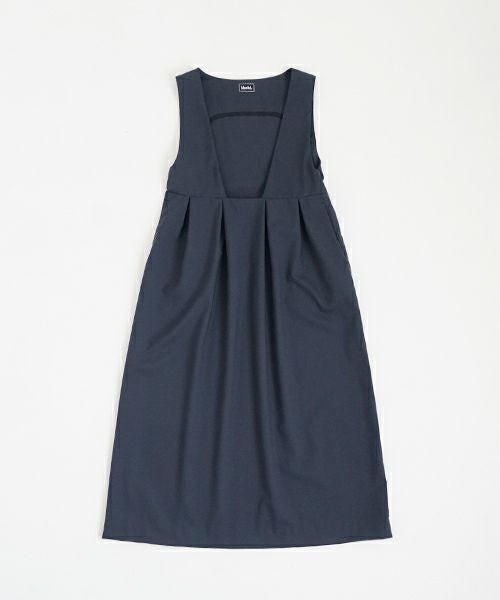 Mochi モチ jumper tuck skirt [ms23-op-03/deep blue] ジャンプ