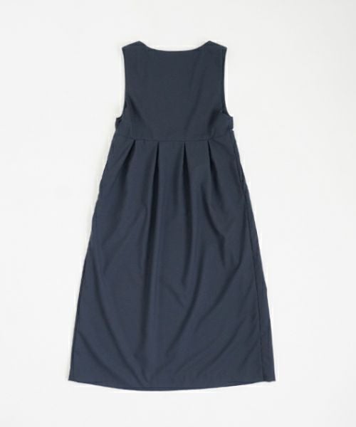 Mochi ディープブルー　ジャンパータックスカート　S モチ Mochi モチ jumper tuck skirt [ms23-op-03/deep blue] ジャンプ
