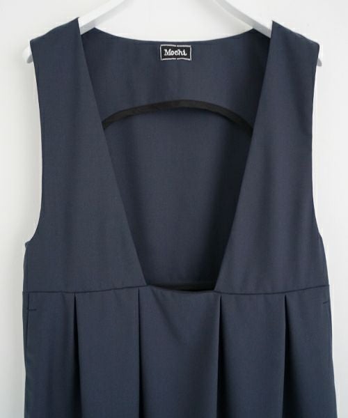Mochi モチ jumper tuck skirt [ms23-op-03/deep blue] ジャンプ