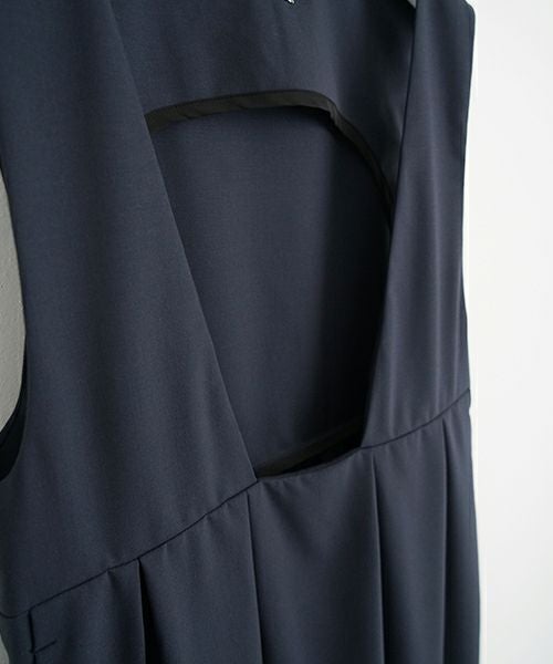 Mochi モチ jumper tuck skirt [ms23-op-03/deep blue] ジャンプタックスカート