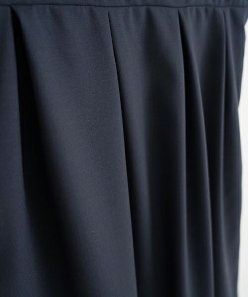 Mochi モチ jumper tuck skirt [ms23-op-03/deep blue] ジャンプタックスカート