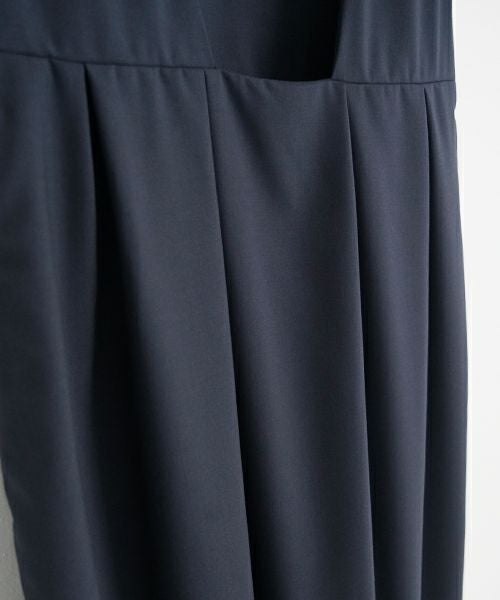 Mochi モチ jumper tuck skirt [ms23-op-03/deep blue] ジャンプ