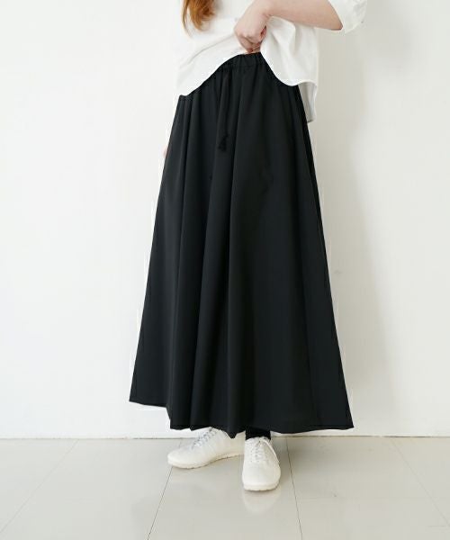 Mochi モチ flare wide pants [ma23-pt-01/black] フレアーワイドパンツ