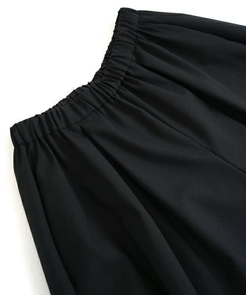 Mochi モチ flare wide pants [ma23-pt-01/black] フレアーワイドパンツ