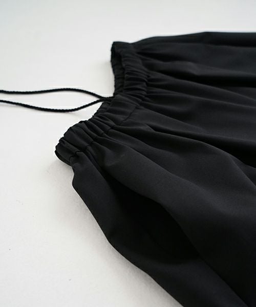 Mochi モチ flare wide pants [ma23-pt-01/black] フレアーワイドパンツ