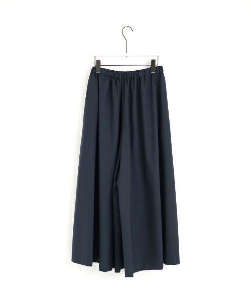 Mochi モチ flare wide pants [ma23-pt-01/deep blue] フレアーワイドパンツ