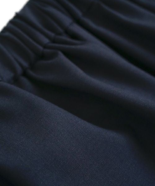 Mochi モチ flare wide pants [ma23-pt-01/deep blue] フレアーワイドパンツ