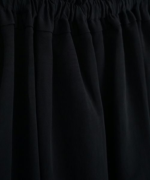 Mochi モチ balloon long skirt [ma24-sk-01/black] バルーンロングスカート