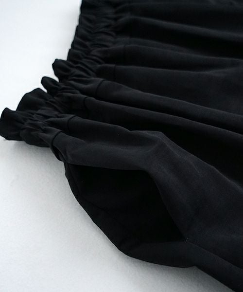 Mochi モチ balloon long skirt [ma24-sk-01/black] バルーンロングスカート