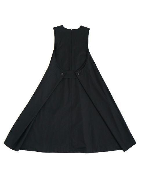 Mochi モチ v-neck belt dress [ms22-op-02/black] Vネックベルトドレス