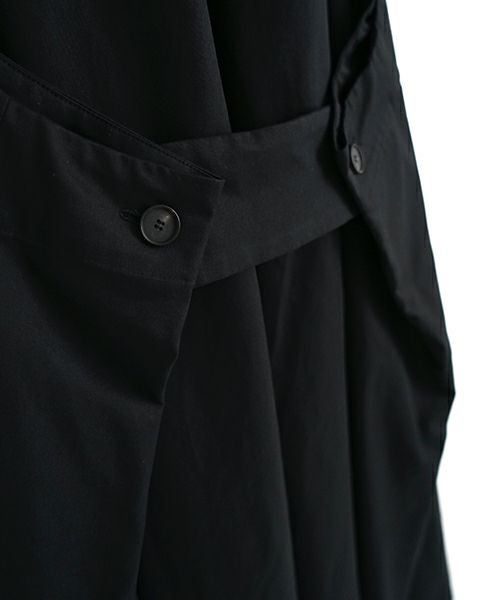 Mochi モチ v-neck belt dress [ms22-op-02/black] Vネックベルトドレス