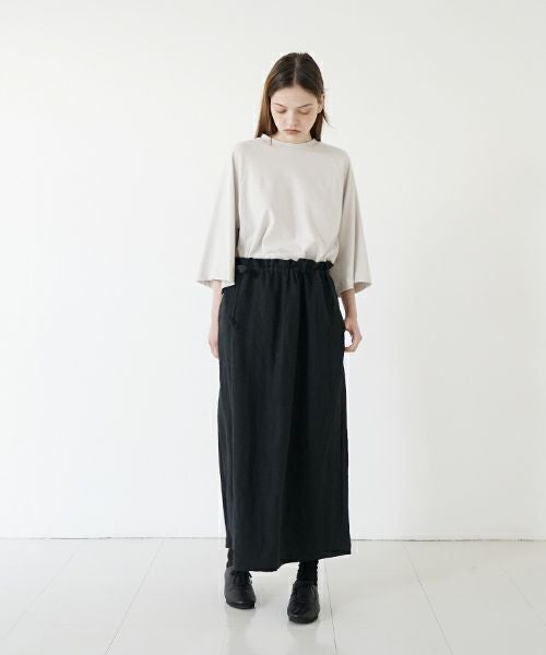 Mochi モチ wrap pants [ma22-pt-01/black] ラップパンツ