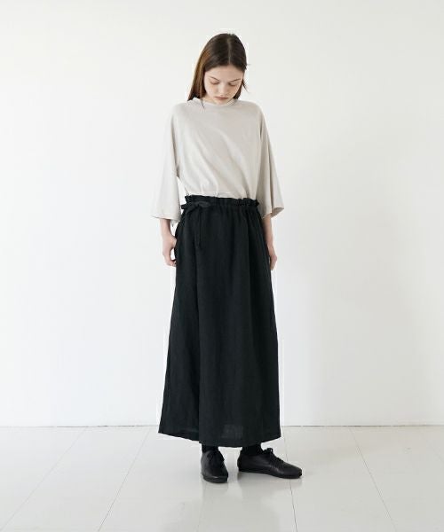 Mochi モチ  wrap pants [ma22-pt-01/black] ラップパンツ
