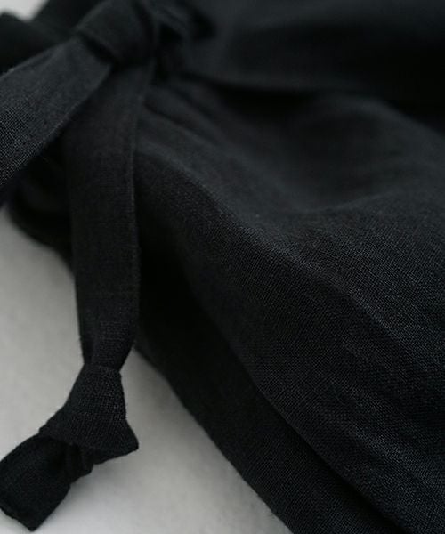 Mochi モチ  wrap pants [ma22-pt-01/black] ラップパンツ