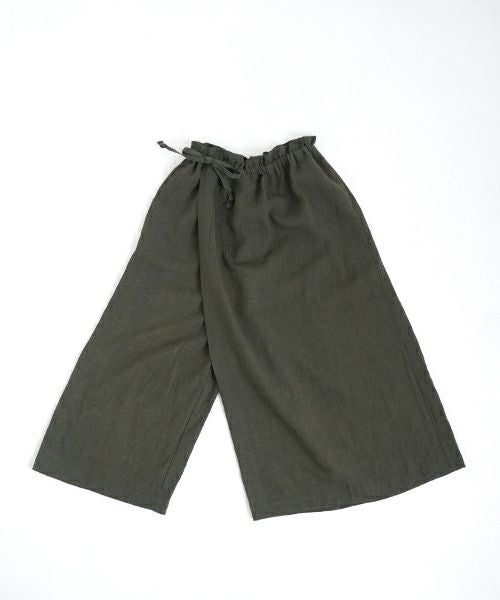 Mochi モチ  wrap pants [ma22-pt-01/dark khaki] ラップパンツ