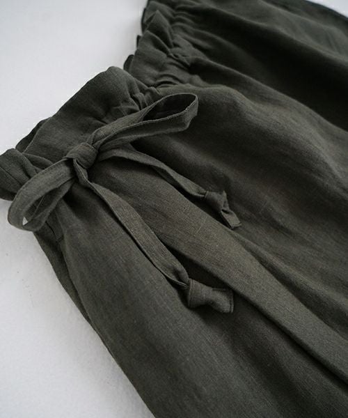 Mochi モチ  wrap pants [ma22-pt-01/dark khaki] ラップパンツ