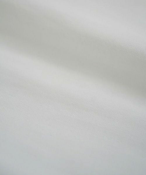 Mochi モチ gather blouse(organic cotton)[ms21-b-01/off white]