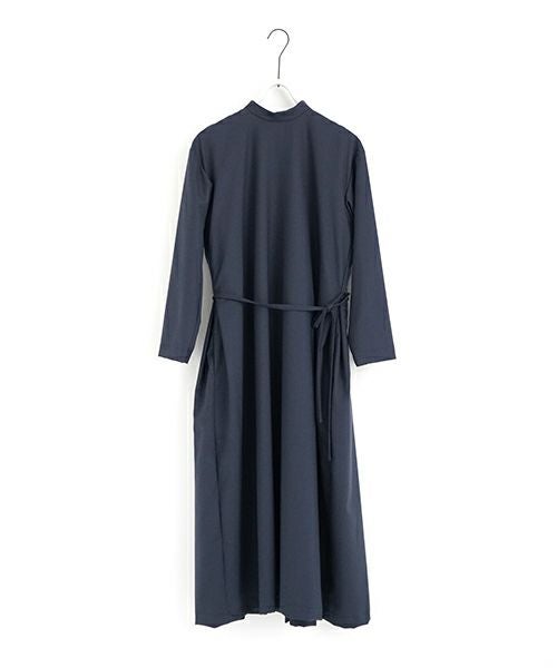 Mochi モチ high neck dress [mo-op-01/deep blue] ハイネックドレス