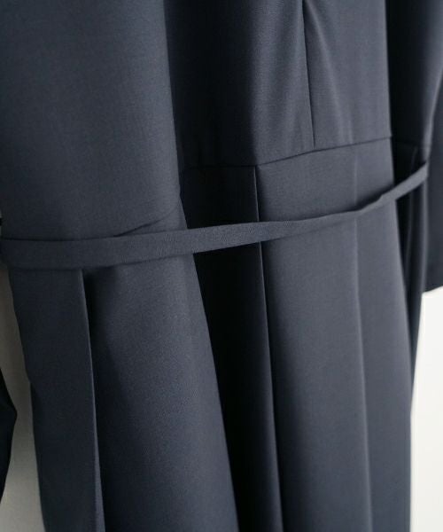 Mochi モチ high neck dress [mo-op-01/deep blue] ハイネックドレス