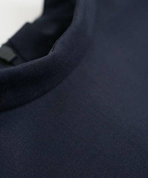 Mochi モチ high neck dress [mo-op-01/deep blue] ハイネックドレス