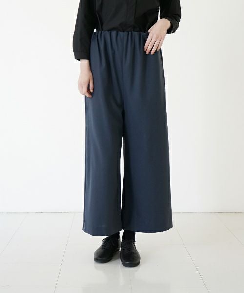 Mochi モチ wide pants [mo-pt-02/deep blue] ワイドパンツ