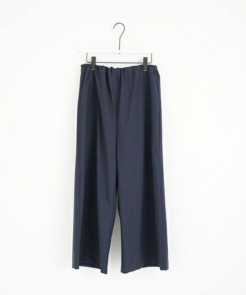 Mochi モチ wide pants [mo-pt-02/deep blue] ワイドパンツ