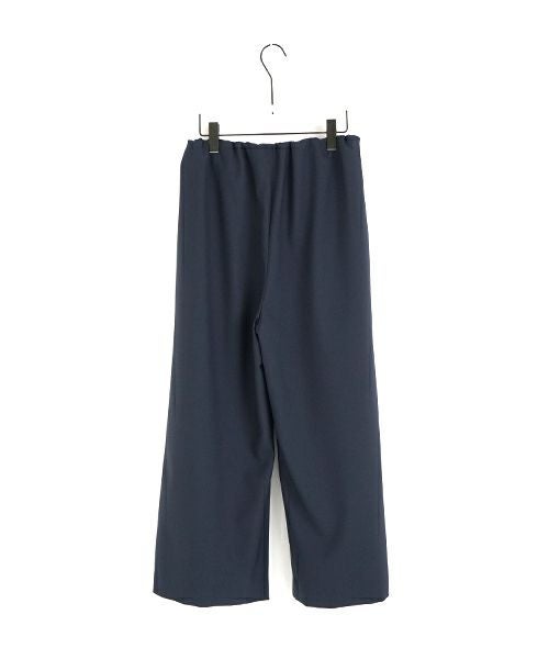 Mochi モチ wide pants [mo-pt-02/deep blue] ワイドパンツ