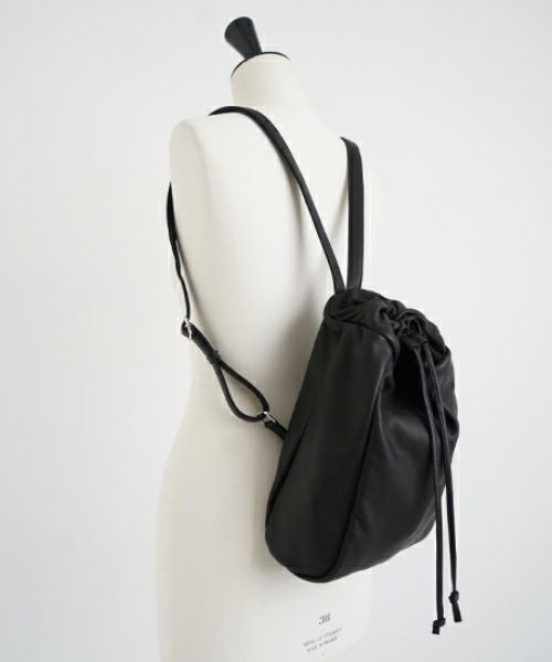 Mochi モチ rucksack deer leahter [ma-pro-24/black]] 鹿革リュックサック