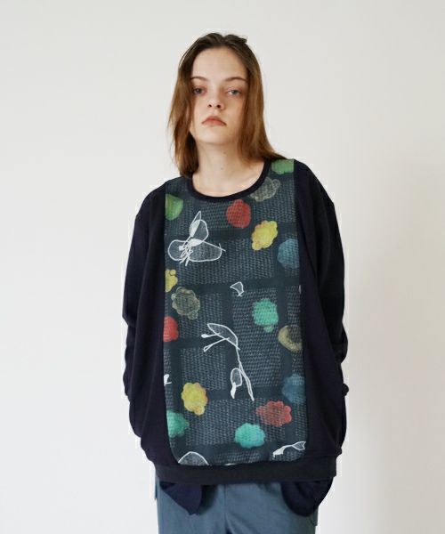 ohta オオタ【Palm maison 別注】print sweat