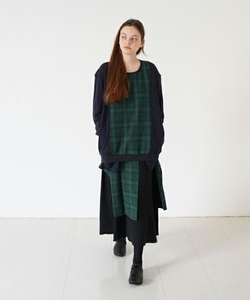 ohta オオタ【Palm maison 別注】check sweat