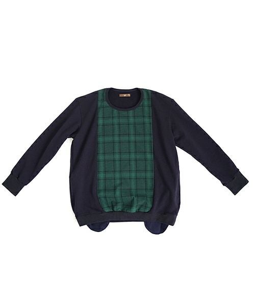 ohta オオタ【Palm maison 別注】check sweat