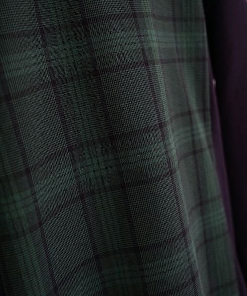 ohta オオタ【Palm maison 別注】check sweat