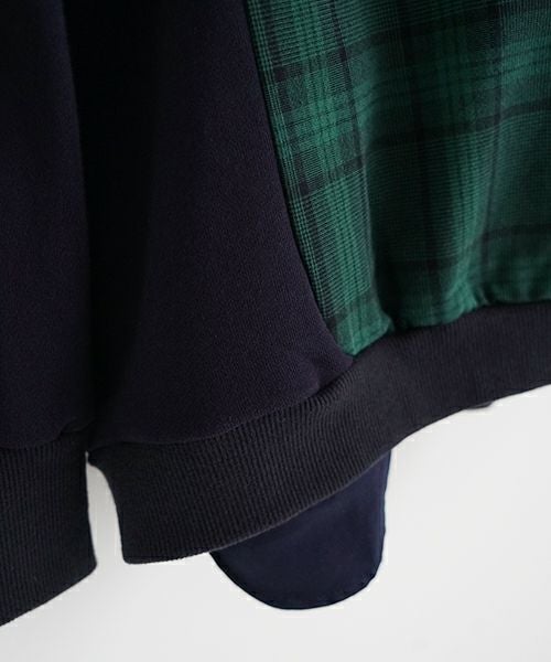 ohta オオタ【Palm maison 別注】check sweat