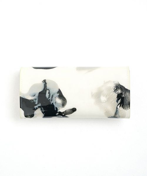 macromauro×Palm maisonマクロマウロ×パームメゾン Palm maison original black paint wallet